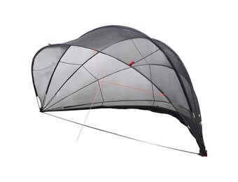 vidaXL Pooldome Zwart 546 x 516 x 250 cm 185T polyester met PU-coating