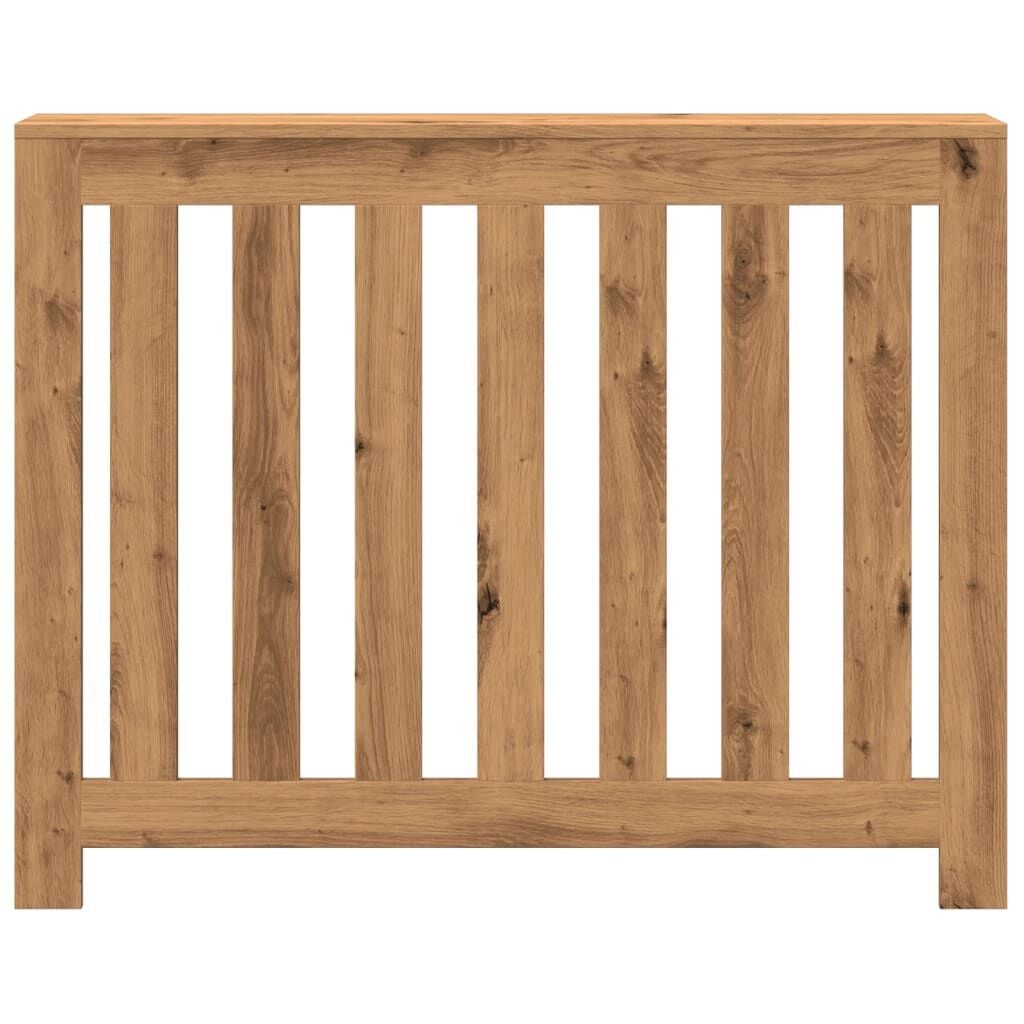 vidaXL Radiatorombouw 104x20x82 cm bewerkt hout artisanaal eikenkleur