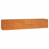 Verhoogde Cortenstaal Plantenbak 400x80x77 cm - 47% Korting!