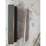 vidaXL Plantenbak verhoogd met voering 240x45x25 cm vurenhout grijs