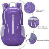 ZOMAKE Ultra Lichtgewicht Opvouwbare Rugzak 25L,Kleine Rugzak Waterdichte Wandelrugzak,Pakbare Rugzak voor Dames En Heren,Outdoor Wandelen Camping Wandelen Reizen