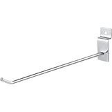 uyoyous Lamellenwandhaken, 30 cm, 4,2 mm dik, metalen wandhaken, displayhaak, lamellenwand, slingwall-haken, accessoires voor winkel, garage, detailhandel, 100 stuks
