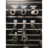 uyoyous Lamellenwandhaken, 30 cm, 4,2 mm dik, metalen wandhaken, displayhaak, lamellenwand, slingwall-haken, accessoires voor winkel, garage, detailhandel, 100 stuks