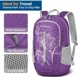 ZOMAKE Ultra Lichtgewicht Opvouwbare Rugzak 25L,Kleine Rugzak Waterdichte Wandelrugzak,Pakbare Rugzak voor Dames En Heren,Outdoor Wandelen Camping Wandelen Reizen
