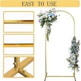1,8 m bruiloftsboog - elegante bruiloftsboog voor ceremonie, perfect voor bruiloften, tuinfeesten en feesten