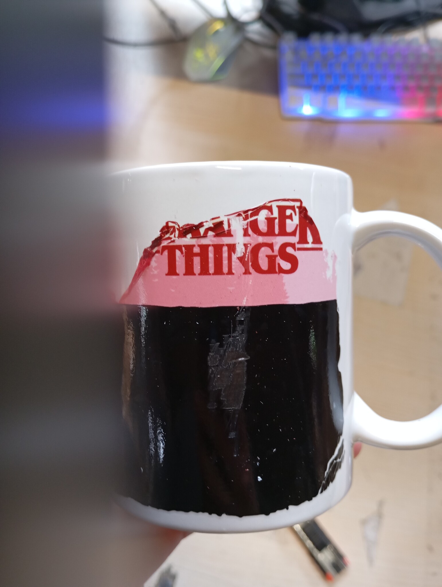 Stranger Things Mok Thermo-reactief 315ml Meerkleurig