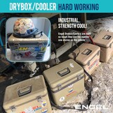 ENGEL Koelbox 19qt (18 liter), lekvrij, luchtdicht, droogkastkoeler voor kamperen, vissen, wandelen, kleine hardshell-lunchboxkoeler voor dames en heren