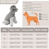 Hondentruien, warme rolkraag, gebreide trui, zachte gebreide trui voor huisdieren, fleece trui, winterkleding voor kleine tot middelgrote honden (grijs XL)