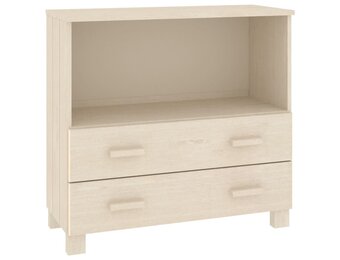 vidaXL Dressoir HAMAR 85x35x80 cm massief grenenhout honingbruin