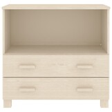 vidaXL Dressoir HAMAR 85x35x80 cm massief grenenhout honingbruin