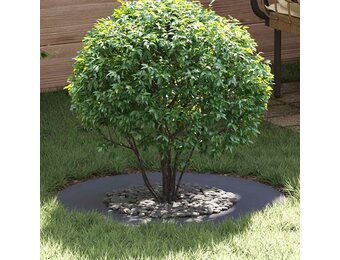 vidaXL Platte Boomringen 5 pcs Antraciet Ø40 / 70 cm Staal