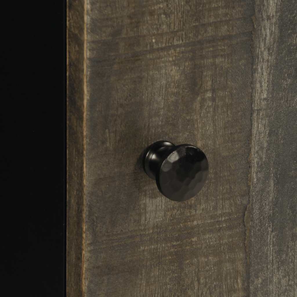 vidaXL Badkamerkast 38x33x58 cm massief mangohout