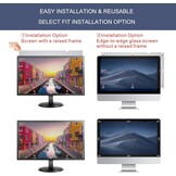 32 inch Privacyfilter voor 32 inch beeldverhouding 16:9 computermonitor privacyfolie displayfilter privacy anti-spy blauw licht filter & anti-verblinding filter eenvoudig aan en uit te