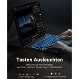 Toetsenbord met Touchpad voor iPad Air 11" & Pro 11" - Zwart, 73% Korting!