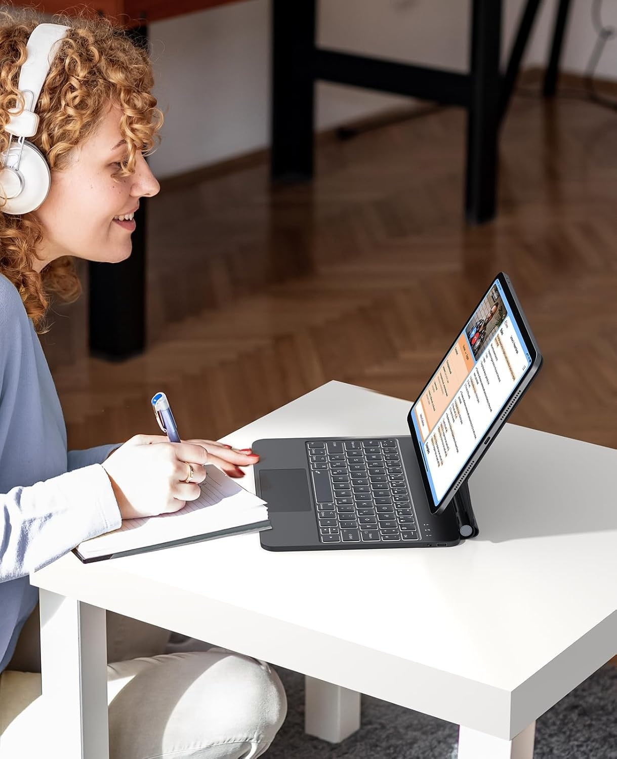 Earto Pro 11 2024 Magic Keyboard Hoes met Touchpad en Verlichting