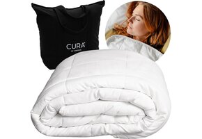 Verzwaringsdeken 11kg 135x200cm Wit - 53% Korting