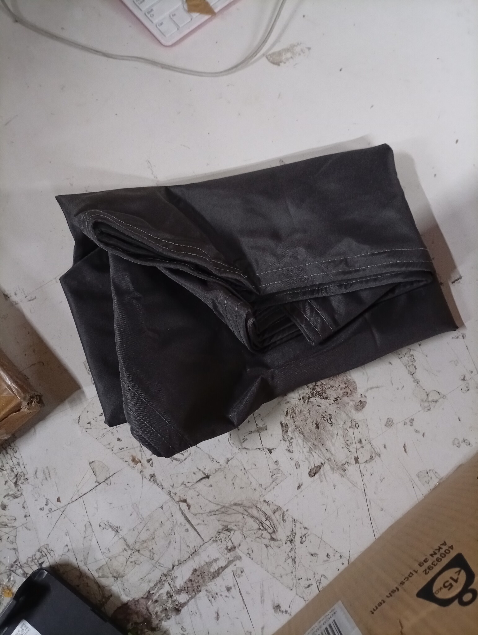vidaXL Zonnescherm driehoekig 2,5x2,5x3,5 m oxford stof crèmekleurig