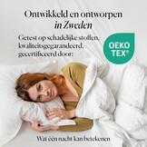 CURA Pearl Classic 135x200 11kg Premium Katoenen Verzwaringsdeken – Weighted blanket en dekbed - Slapeloosheid Stress Angst Verlichting, Wit