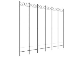 VidaXL Kamerscherm 6 Panel Stoffen Wit - 240x200 cm (34% Korting!)