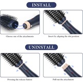 4-in-1 Haardroger Borstelset met Ionic Care, Blauw