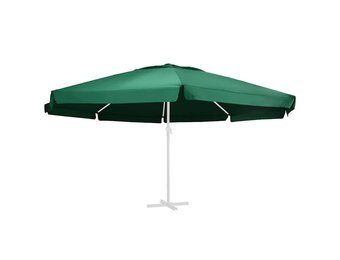 vidaXL Vervangingsdoek voor parasol 600 cm groen