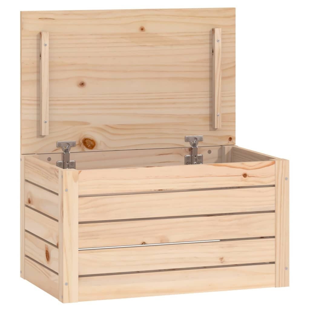 vidaXL Opbergbox 59,5x36,5x33 cm massief grenenhout