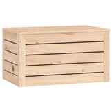 vidaXL Opbergbox 59,5x36,5x33 cm massief grenenhout