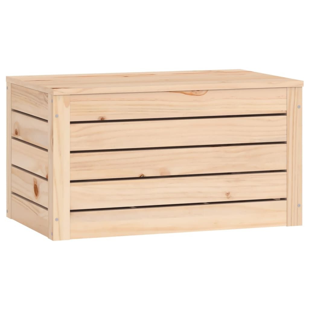 vidaXL Opbergbox 59,5x36,5x33 cm massief grenenhout