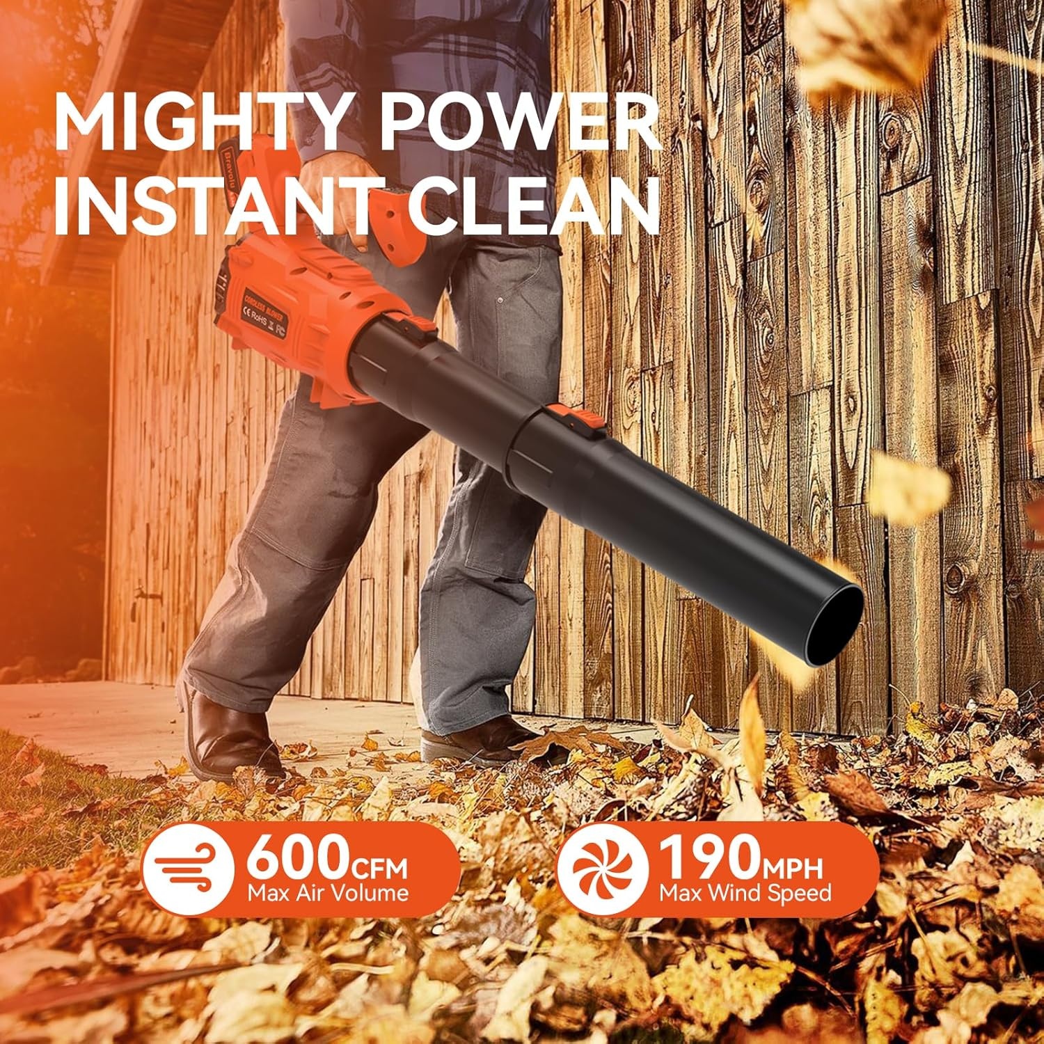 Accu Bladblazer 18V 5.2Ah met Lader - 29% Korting!