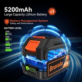 Accu Bladblazer 18V 5.2Ah met Lader - 29% Korting!