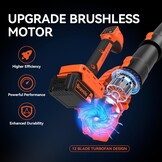 Accu Bladblazer 18V 5.2Ah met Lader - 29% Korting!