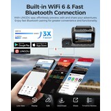 V630 Dashcam, 4K + 1080p + 1080p, 2,4 inch IPS, verborgen dashcam, auto, GPS autocamera, 24 uur buffer parkeermodus, autocamera, ultra nachtzicht, mini-dashcam, 170° groothoek, autocamera