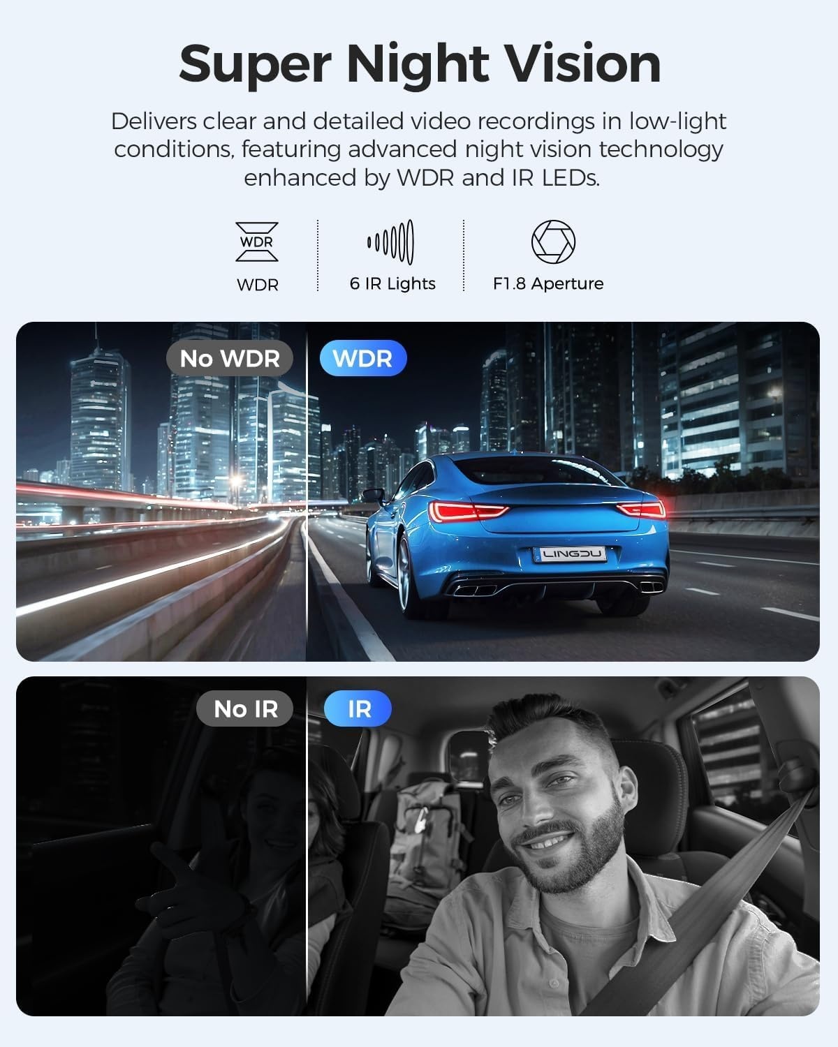 V630 Dashcam, 4K + 1080p + 1080p, 2,4 inch IPS, verborgen dashcam, auto, GPS autocamera, 24 uur buffer parkeermodus, autocamera, ultra nachtzicht, mini-dashcam, 170° groothoek, autocamera