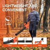 Accu Bladblazer 18V 5.2Ah met Lader - 29% Korting!