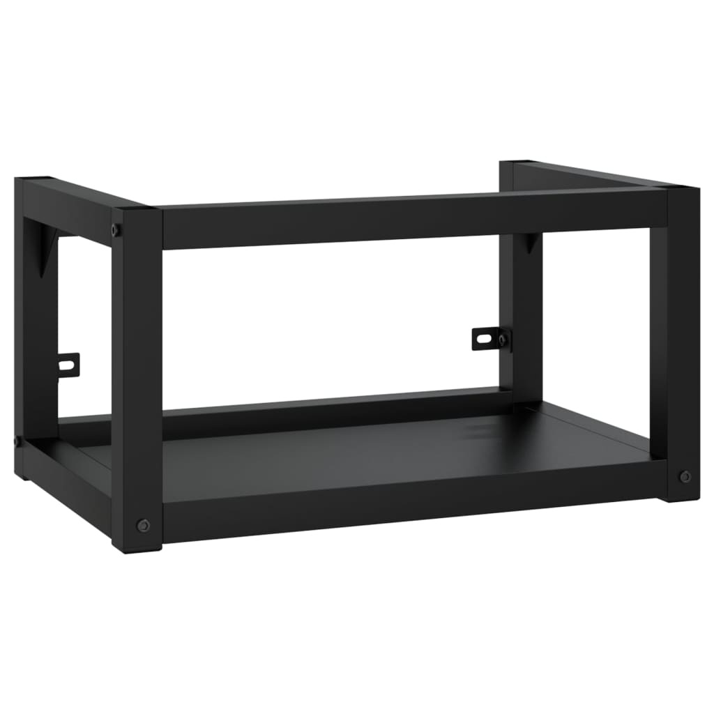 Wastafelframe Wandmontage Zwart 59x38x31 cm - 77% Korting