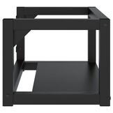 Wastafelframe Wandmontage Zwart 59x38x31 cm - 77% Korting
