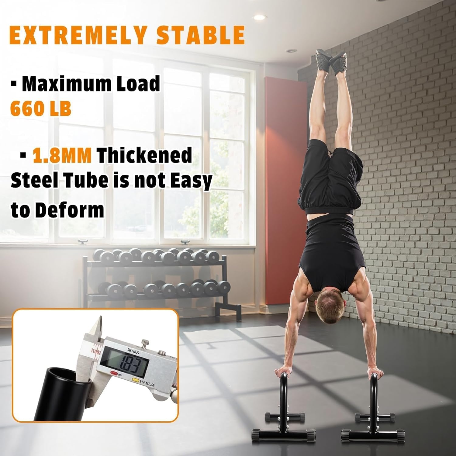 KingMile Parallettes Bar Ligsteungrepen