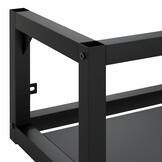 Wastafelframe Wandmontage Zwart 59x38x31 cm - 77% Korting