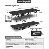 OneTigris SUPRANUBIS Veldbed, inklapbaar, 190 x 70 cm, draagbaar campingbed, opvouwbaar, licht, opklapbed, camping, tot 150 kg, voor tent, outdoor, reizen, tuin, kantoor