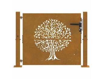 VidaXL Cortenstaal Poort (105x105 cm) - 35% Korting!