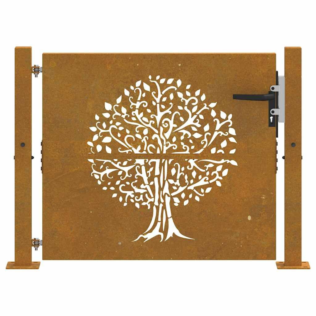 VidaXL Cortenstaal Poort (105x105 cm) - 35% Korting!