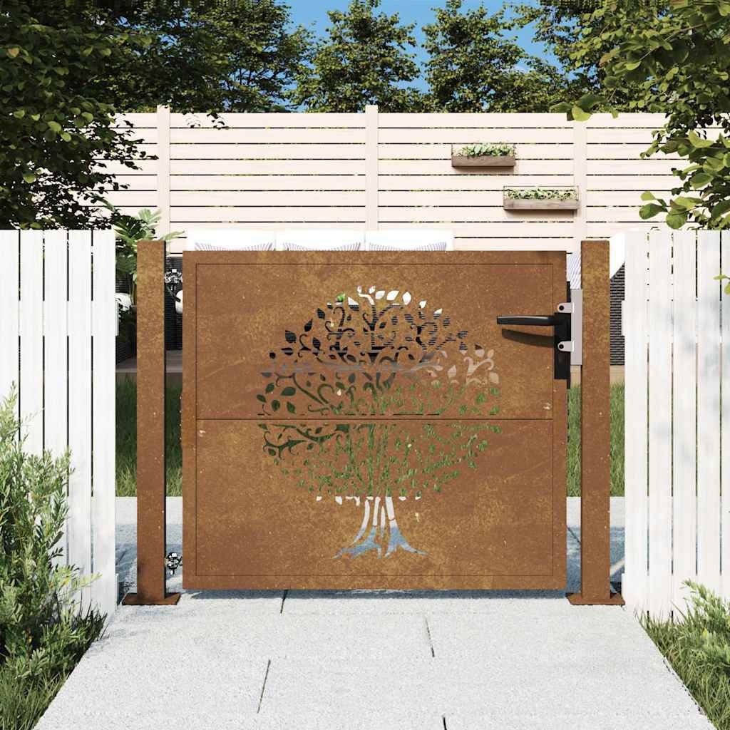 VidaXL Cortenstaal Poort (105x105 cm) - 35% Korting!