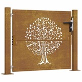 VidaXL Cortenstaal Poort (105x105 cm) - 35% Korting!