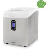 H.Koenig IJsmachine KB15 Zilver - 15 kg/dag, 3 ijsblokjesformaten, 3.3L