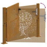 VidaXL Cortenstaal Poort (105x105 cm) - 35% Korting!