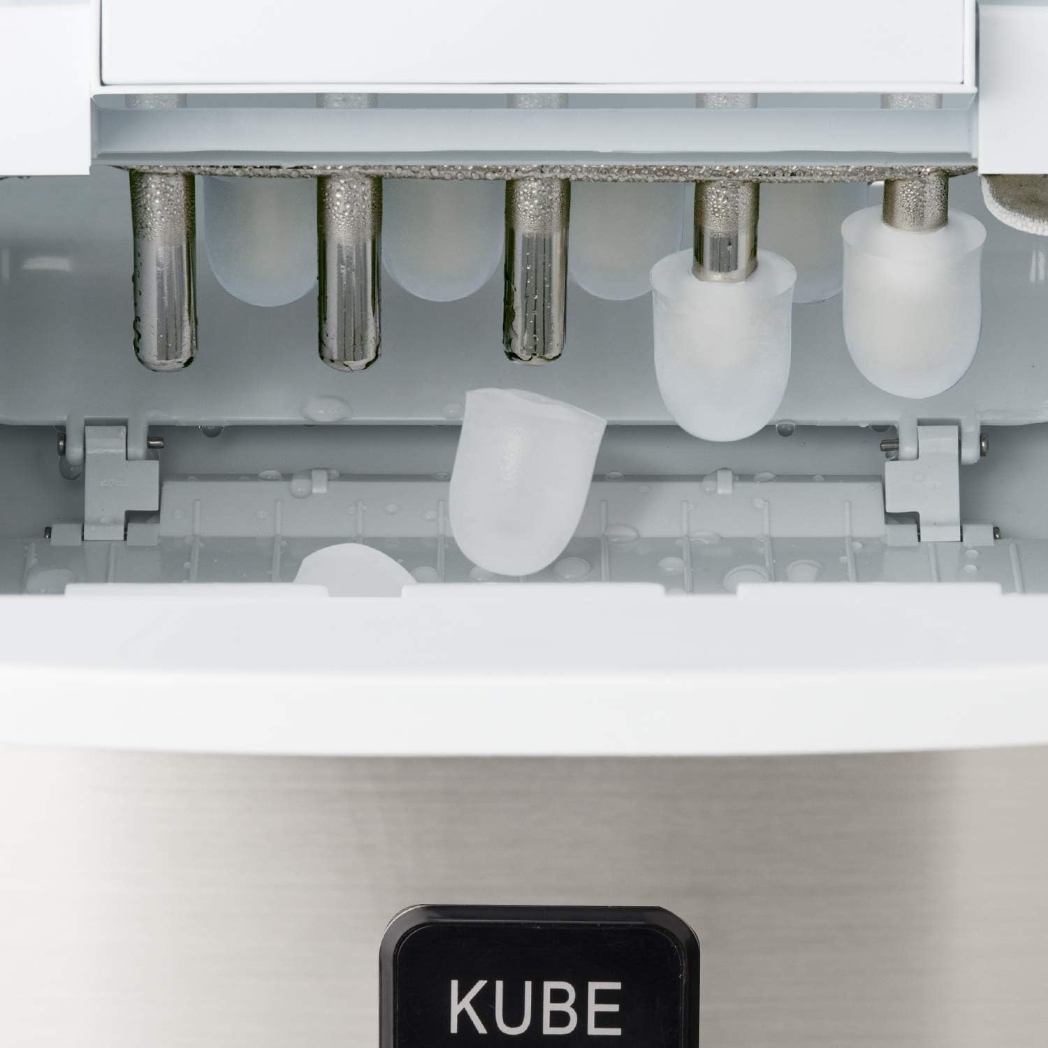 H.Koenig IJsmachine KB15 Zilver - 15 kg/dag, 3 ijsblokjesformaten, 3.3L