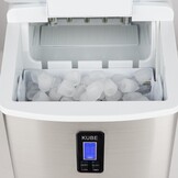 H.Koenig IJsmachine KB15 Zilver - 15 kg/dag, 3 ijsblokjesformaten, 3.3L