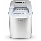 H.Koenig IJsmachine KB15 Zilver - 15 kg/dag, 3 ijsblokjesformaten, 3.3L