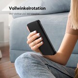 Earto iPad Mini 6 Hoes met Toetsenbord - Zwart - 360° Draaibaar met Backlit Toetsenbord en Trackpad