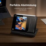 Earto iPad Mini 6 Hoes met Toetsenbord - Zwart - 360° Draaibaar met Backlit Toetsenbord en Trackpad
